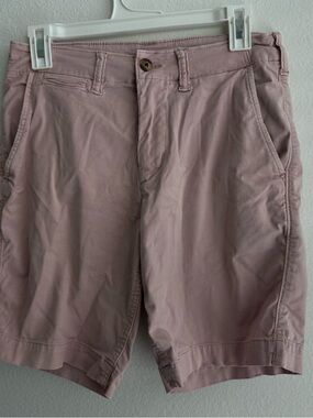 American Eagle Outfitters Light Pink Flat Front Shorts
